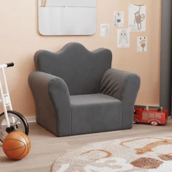 vidaXL Canapé pour enfants peluche douce