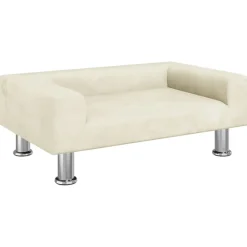 Mobilier Pour Bébés & Tout-Petits-vidaXL Canapé pour enfants crème 70x45x26,5 cm velours Cr&egrave;me