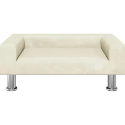 Mobilier Pour Bébés & Tout-Petits-vidaXL Canapé pour enfants crème 70x45x26,5 cm velours Cr&egrave;me