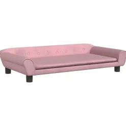 Mobilier Pour Bébés & Tout-Petits-vidaXL Canapé pour enfants 100x50x26 cm velours Rose