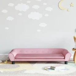 Mobilier Pour Bébés & Tout-Petits-vidaXL Canapé pour enfants 100x50x26 cm velours Rose