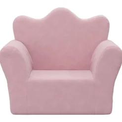 vidaXL Canapé pour enfants peluche douce