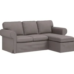 vidaXL Canapé 215 x 138 x 80 cm tissu