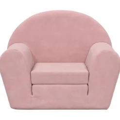 Mobilier Pour Bébés & Tout-Petits-vidaXL Canapé-lit pour enfants peluche douce Rose