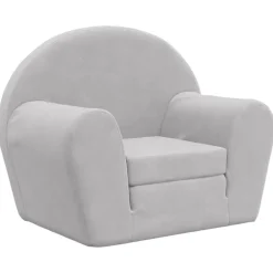 vidaXL Canapé-lit pour enfants peluche douce