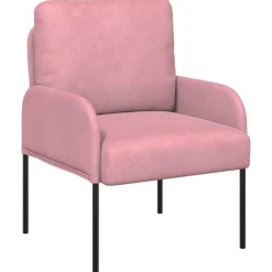 Canapés-vidaXL Canapés avec coussin 55cm Contreplaqué Rose