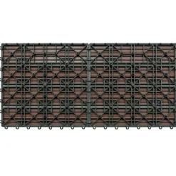 vidaXL Carreau de terrasse 6 pcs 60 x 30 cm WPC