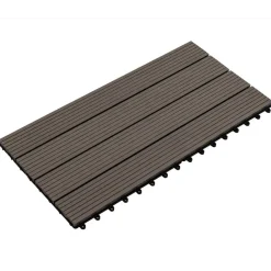Matériaux De Construction|Produits Ménagers-vidaXL Carreau de terrasse 6 pcs 60 x 30 cm WPC Marron foncé