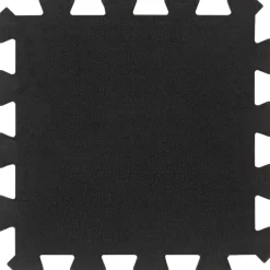Entraînement & Fitness-vidaXL Carreaux de sol caoutchouc 16 pcs noir 16 mm 30x30 cm