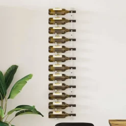 Armoires & Meubles De Rangement-vidaXL Casier à vin mural pour 12 bouteilles Fer Blanc