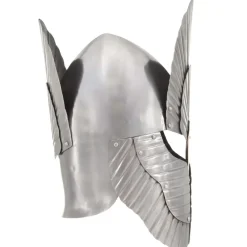 Arts & Loisirs-vidaXL Casque de chevalier médiéval pour GN Argenté Acier