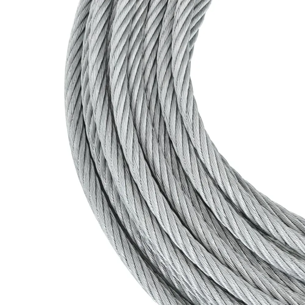 Manutention De Matériaux-vidaXL Câble métallique 1600 kg 20 m
