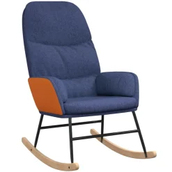vidaXL Chaise à bascule Tissu