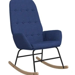 vidaXL Chaise à bascule Tissu