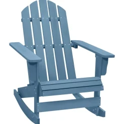 vidaXL Chaise à bascule de jardin Adirondack bois de sapin massif