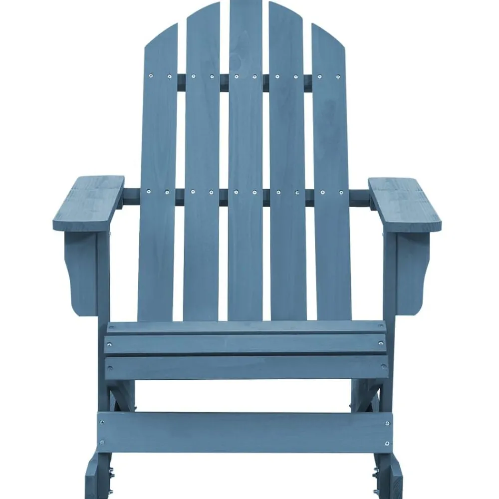 vidaXL Chaise à bascule de jardin Adirondack bois de sapin massif