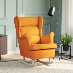 vidaXL Chaise à bascule 74x90x102 cm tissu