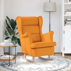 vidaXL Chaise à bascule 74x90x102 cm tissu