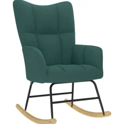vidaXL Chaise à bascule Tissu
