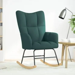 vidaXL Chaise à bascule Tissu
