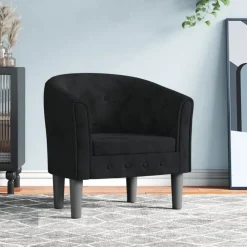 vidaXL Chaise cabriolet velours