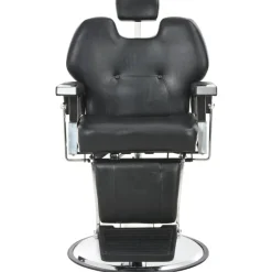 vidaXL Chaise de barbier Noir 72x68x98 cm Similicuir