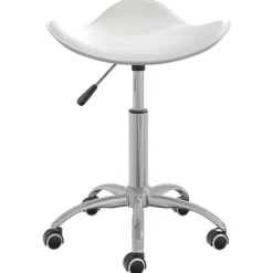 Meubles De Bureau-vidaXL Chaise de bureau Similicuir Blanc