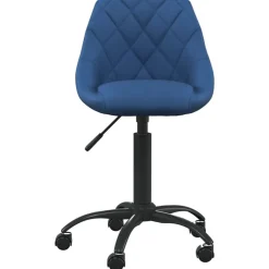 Meubles De Bureau-vidaXL Chaise de bureau Velours Bleu
