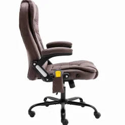 vidaXL Chaise de bureau de massage similicuir daim