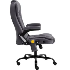 Meubles De Bureau-vidaXL Chaise de bureau de massage Velours Gris foncé