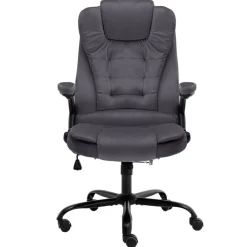 Meubles De Bureau-vidaXL Chaise de bureau Velours Gris foncé