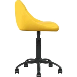 vidaXL Chaise de bureau Velours