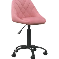Meubles De Bureau-vidaXL Chaise de bureau Velours Rose
