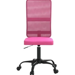 Meubles De Bureau-vidaXL Chaise de bureau réglable en hauteur tissu en maille Rose