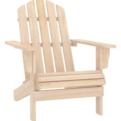 Mobilier De Jardin-vidaXL Chaise de jardin Adirondack bois de sapin massif Naturel