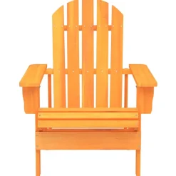 Mobilier De Jardin-vidaXL Chaise de jardin Adirondack bois de sapin massif Orange