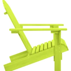 Mobilier De Jardin-vidaXL Chaise de jardin Adirondack bois de sapin massif Vert