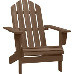 Mobilier De Jardin-vidaXL Chaise de jardin Bois Marron