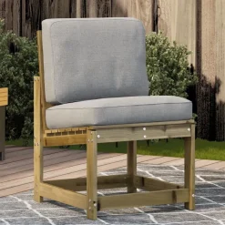 Mobilier De Jardin-vidaXL Chaise de jardin 50,5x55x77 cm bois de pin imprégné Naturel impregné