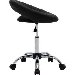 Meubles De Bureau-vidaXL Chaise de travail roulante Similicuir Noir