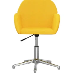 vidaXL Chaise pivotante de bureau Tissu