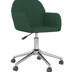 vidaXL Chaise pivotante de bureau Tissu
