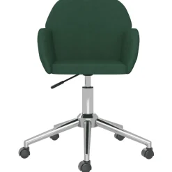 vidaXL Chaise pivotante de bureau Tissu