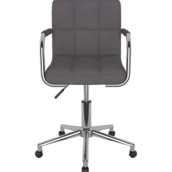 vidaXL Chaise pivotante de bureau Tissu