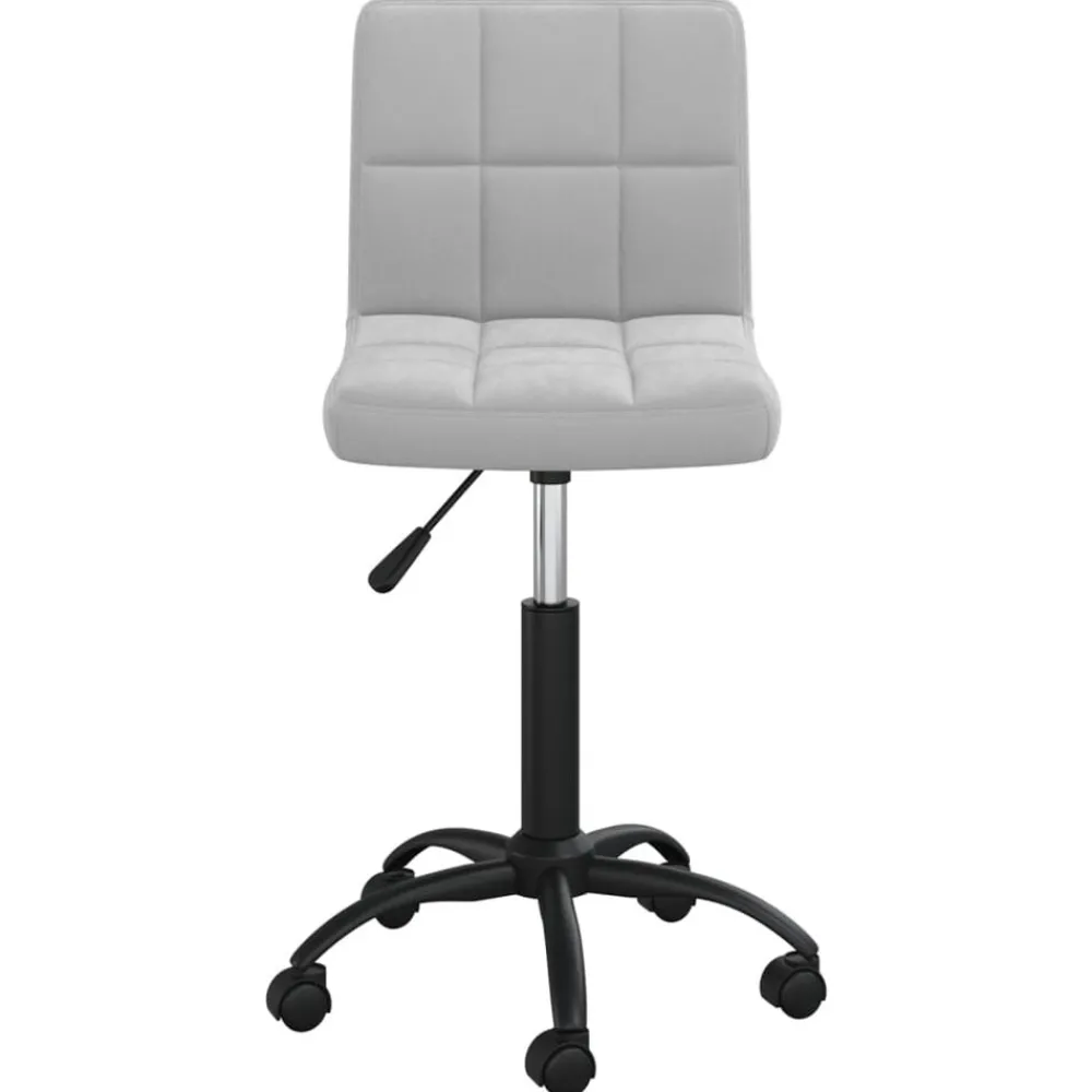 vidaXL Chaise pivotante de bureau Velours