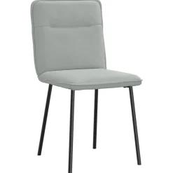Fauteuils Et Chaises-vidaXL Chaises à manger lot de 4 Velours Gris clair