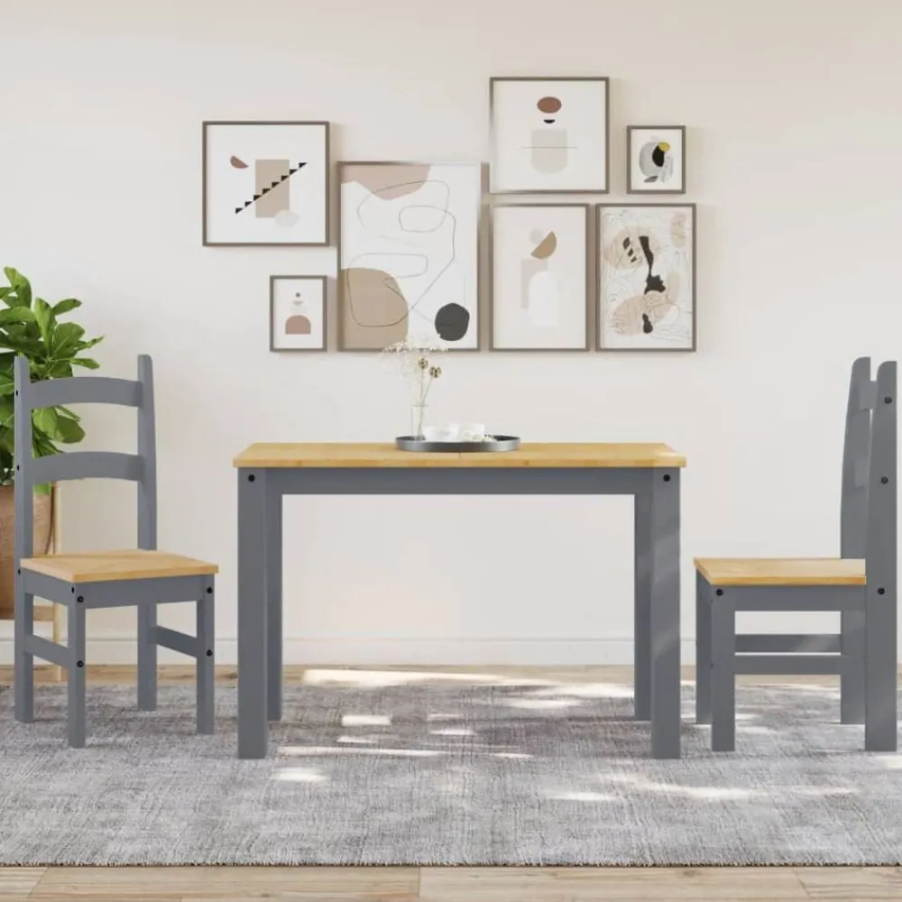 vidaXL Chaises à manger lot de 2 40x46x99 cm bois massif de pin