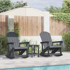 vidaXL Chaises Berçantes Adirondack 2 pcs HDPE