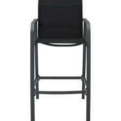 vidaXL Chaises de bar de jardin lot de 2 Textilène