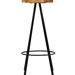 Fauteuils Et Chaises-vidaXL Chaises de bar lot de 2 bois de manguier solide